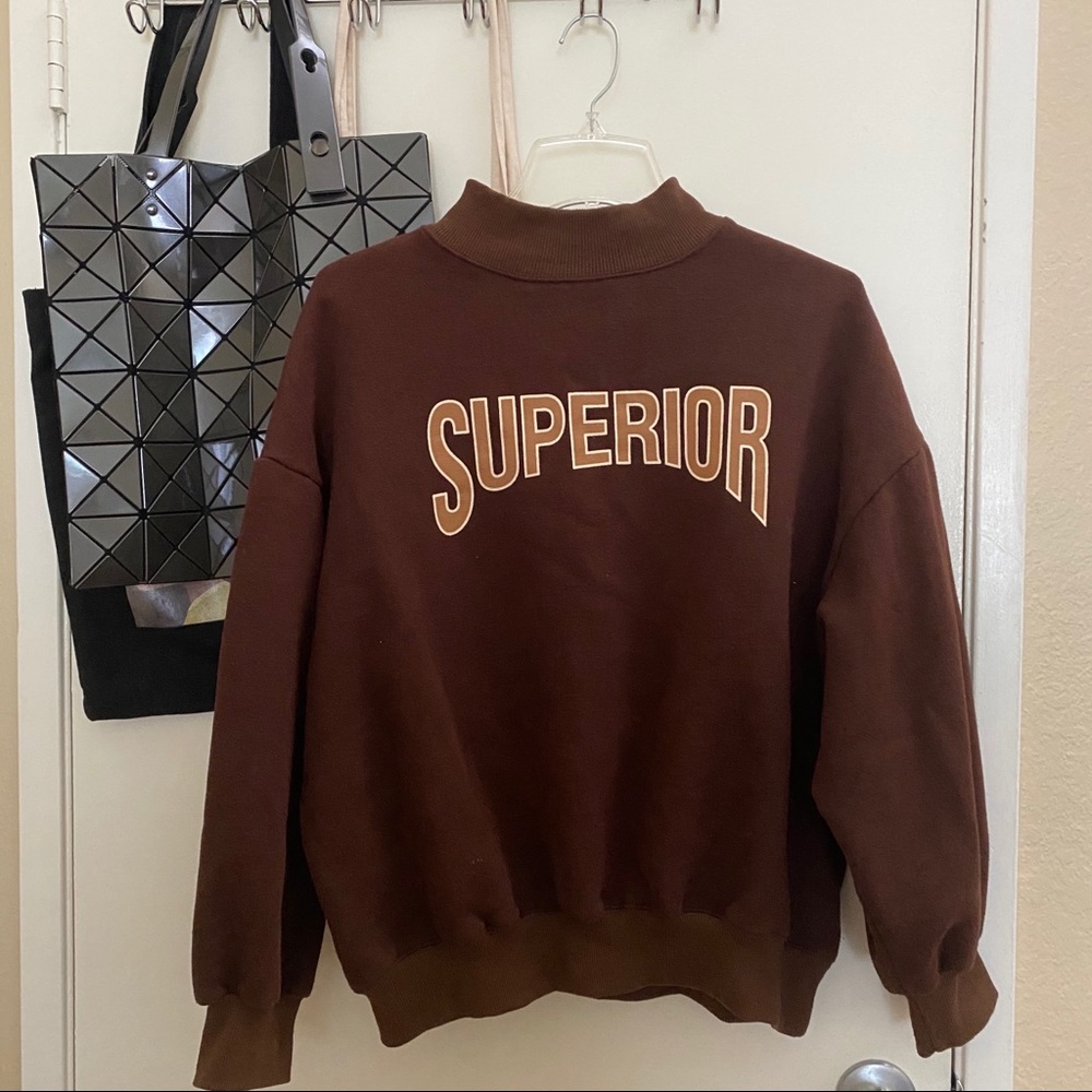 Cute Korean sweatshirt  puff sleeve size s/m